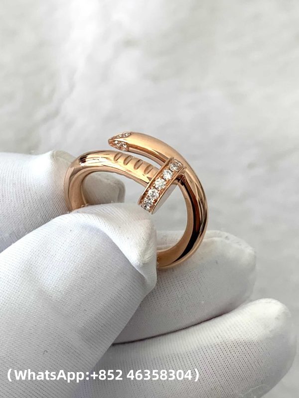 Custom Solid 18k Gold Cartier Juste un Clou Ring