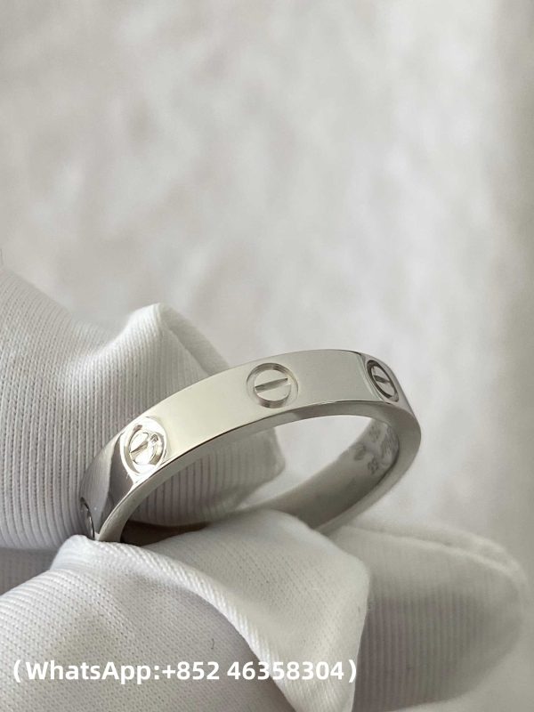 Custom Solid 18k Gold Cartier Jewelry LOVE Ring Small Model