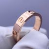 Custom Solid 18k Gold Cartier Jewelry LOVE Ring Small Model 1 Diamond