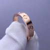 Custom Solid 18k Gold Cartier Jewelry LOVE Ring Small Model 1 Diamond