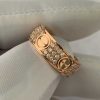 Custom Solid 18k Gold Cartier LOVE Ring Classic Model Paved