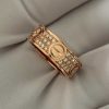 Custom Solid 18k Gold Cartier LOVE Ring Classic Model Paved