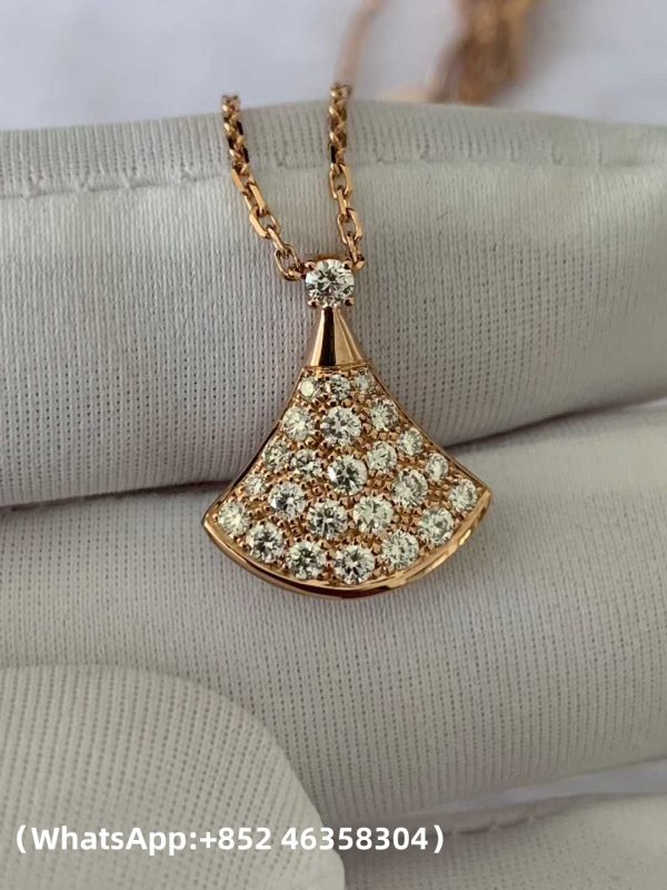 Custom Solid 18k Gold Bulgari Divas’ Dream Necklace