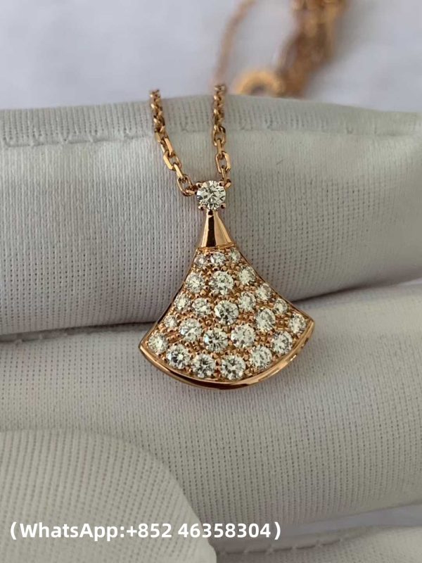 Custom Solid 18k Gold Bulgari Divas’ Dream Necklace