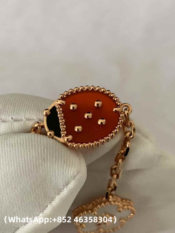 Custom Solid 18k Gold Van Cleef & Arpels Jewelry Lucky Spring Bracelet, 5 Motifs