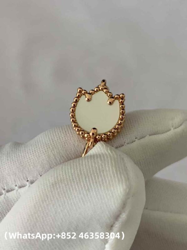 Custom Solid 18k Gold Van Cleef & Arpels Jewelry Lucky Spring Bracelet, 5 Motifs