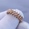 Custom Solid 18K Gold Cartier Jewelry Clash de Cartier Ring Small Model Paved