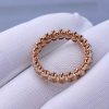 Custom Solid 18K Gold Cartier Jewelry Clash de Cartier Ring Small Model Paved