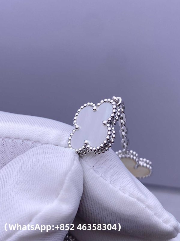 Custom Solid 18k Gold Van Cleef & Arpels Jewelry Vintage Alhambra Bracelet Custom Solid 18k Gold Van Cleef & Arpels Jewelry Vintage Alhambra Bracelet