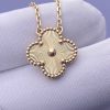 Custom Solid 18K Gold Van Cleef & Arpels Vintage Alhambra Pendant Custom Solid 18K Gold Van Cleef & Arpels Vintage Alhambra Pendant