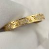 Custom Solid 18k Gold Cartier LOVE Ring Mini Model Paved
