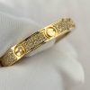 Custom Solid 18k Gold Cartier LOVE Ring Mini Model Paved