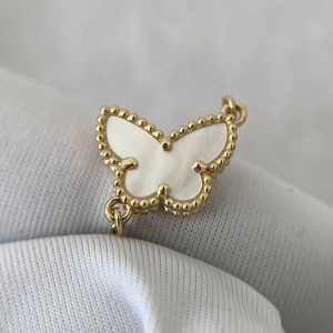 Custom Solid 18k Gold Van Cleef & Arpels Sweet Butterflies Bracelet