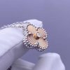 Custom Solid 18K Gold Van Cleef & Arpels Vintage Alhambra Pendant