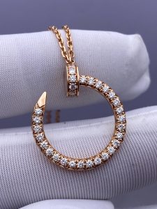 Custom Solid 18k Gold Cartier Juste un Clou Pendant