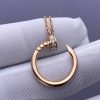Custom Solid 18k Gold Cartier Juste un Clou Pendant