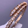 Custom Solid 18k Gold Bulgari Jewelry Serpenti Bracelet