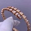 Custom Solid 18k Gold Bulgari Jewelry Serpenti Bracelet