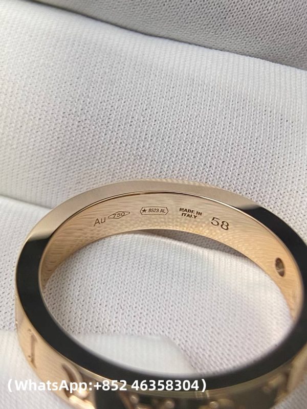 Custom Solid 18k Gold Bulgari B.zero1 Essential Band Ring Set with a Diamond