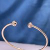 Custom Solid 18k Gold Piaget Possession Bangle Bracelet Set with 20 Brilliant-Cut Diamonds Custom Solid 18k Gold Piaget Possession Bangle Bracelet Set with 20 Brilliant-Cut Diamonds