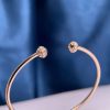 Custom Solid 18k Gold Piaget Possession Bangle Bracelet Set with 20 Brilliant-Cut Diamonds Custom Solid 18k Gold Piaget Possession Bangle Bracelet Set with 20 Brilliant-Cut Diamonds