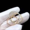 Custom Solid 18k Gold Cartier Jewelry Trinity Ring