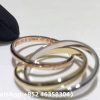 Custom Solid 18k Gold Cartier Jewelry Trinity Ring