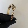 Custom Solid 18k Rose Gold Cartier Jewelry Panthère de Cartier Bracelet Custom Solid 18k Rose Gold Cartier Jewelry Panthère de Cartier Bracelet