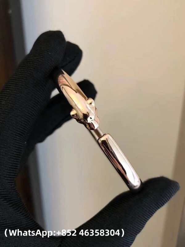 Custom Solid 18k Gold Cartier Jewelry Panthère de Cartier, Small Model Custom Solid 18k Gold Cartier Jewelry Panthère de Cartier, Small Model