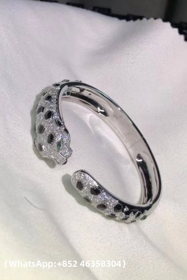 Custom Solid 18k Gold Cartier Panthère de Cartier Bracelet