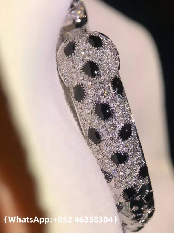 Custom Solid 18k Gold Cartier Panthère de Cartier Bracelet