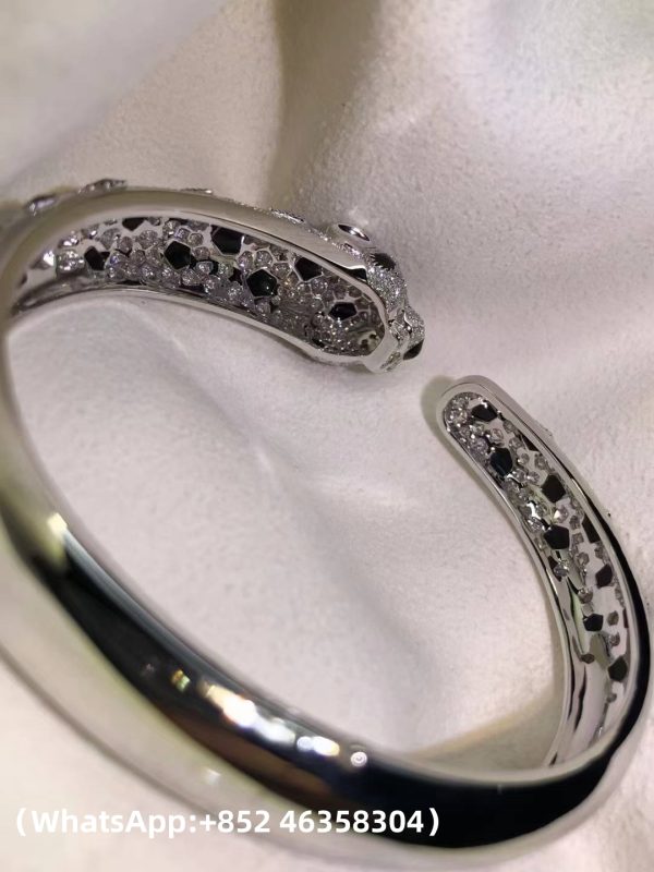 Custom Solid 18k Gold Cartier Panthère de Cartier Bracelet