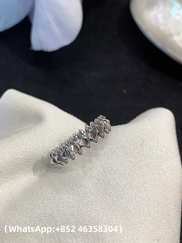 Custom Solid 18K Gold Cartier Jewelry Clash de Cartier Ring