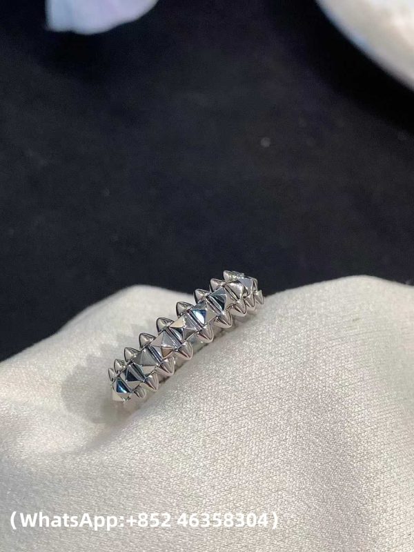 Custom Solid 18K Gold Cartier Jewelry Clash de Cartier Ring