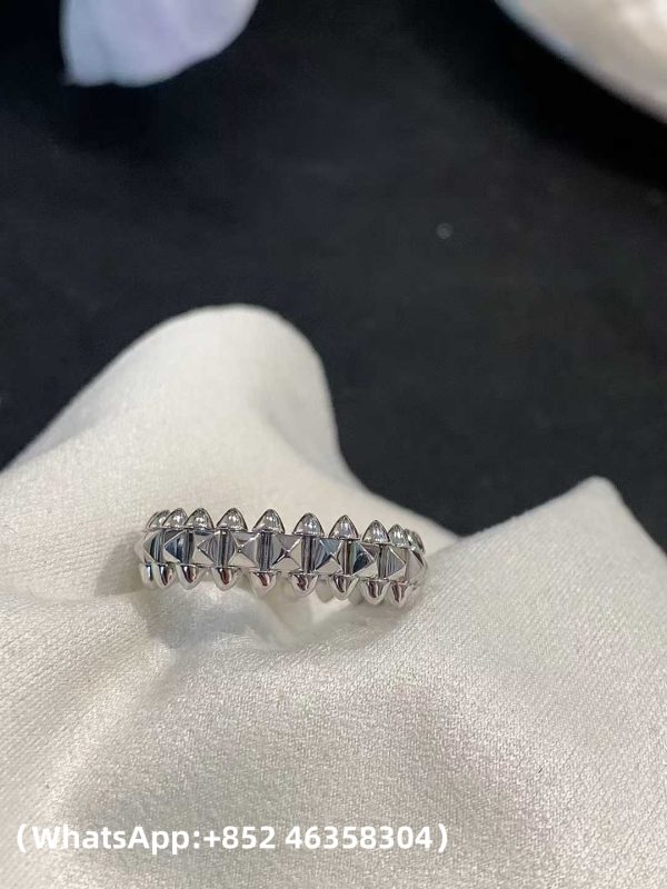 Custom Solid 18K Gold Cartier Jewelry Clash de Cartier Ring