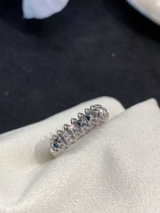 Custom Solid 18K Gold Cartier Jewelry Clash de Cartier Ring