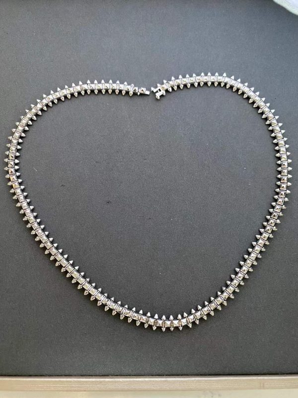 Custom Solid 18k Gold Cartier Jewelry Clash de Cartier Necklace Flexible Medium Model