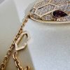 微信图片_2025-11-01_144851_067 (1) Custom Solid 18k Gold Bulgari Jewelry Serpenti Pendant Necklace Set with Rubellite Eyes and Pavé Diamonds on the Chain and Head