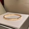 Custom Solid 18k Gold Bulgari Jewelry B.zero1 Essential Bangle Bracelet set with Diamonds