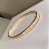 Custom Solid 18k Gold Bulgari Jewelry B.zero1 Essential Bangle Bracelet set with Diamonds
