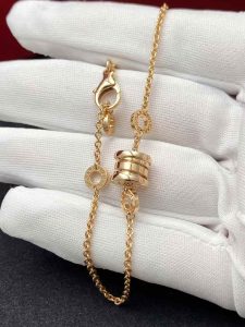 Custom Solid 18K Gold Bulgari Jewelry B.zero1 Soft Bracelet in 18K Yellow Gold