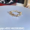 Custom Solid 18k Gold Cartier Jewelry Ecrou de Cartier Ring Diamonds