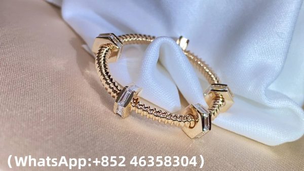 Custom Solid 18k Gold Cartier Jewelry Ecrou de Cartier Ring Diamonds