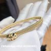 Custom Solid 18k Gold Cartier Jewelry Écrou de Cartier Bracelet