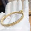 Custom Solid 18k Gold Cartier Jewelry Écrou de Cartier Bracelet