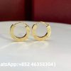 Custom Solid 18k Gold Cartier Jewelry LOVE Single Hoop Earring