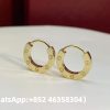 Custom Solid 18k Gold Cartier Jewelry LOVE Single Hoop Earring