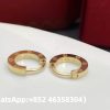 Custom Solid 18k Gold Cartier Jewelry LOVE Single Hoop Earring