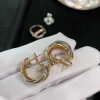 Custom Solid 18k Gold Cartier Trinity Earrings Custom Solid 18k Gold Cartier Trinity Earrings