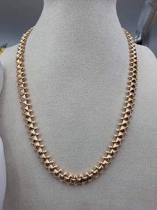 Custom Solid 18k Gold Cartier Jewelry Clash de Cartier Necklace Medium ModelCustom Solid 18k Gold Cartier Jewelry Clash de Cartier Necklace Medium Model